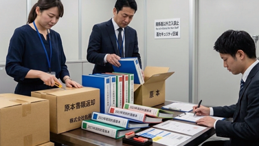 原本返却・原本保管・機密文書溶解処理サービス